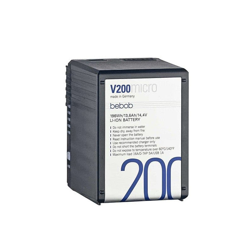 bebob V200 Micro 14.4V 196Wh Li-Ion Batterie (V-Mount)