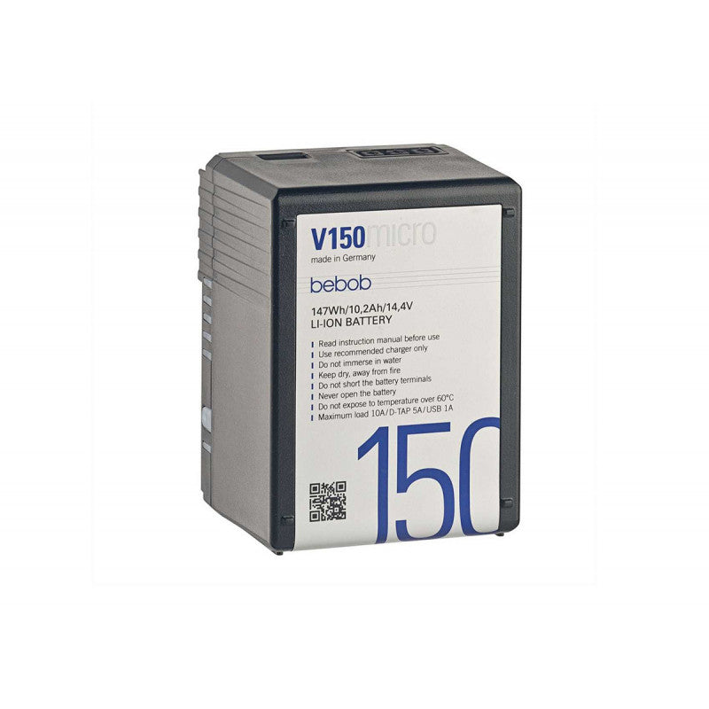 bebob V150MICRO Batterie Li-Ion V-Mount 14.4V, 147Wh