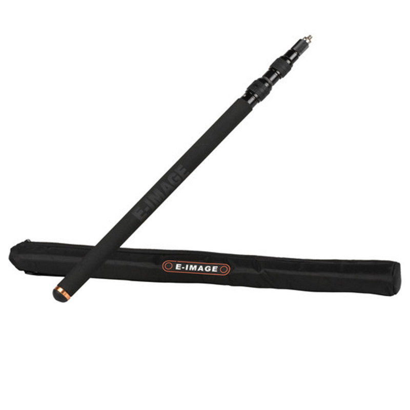 E-Image Perche télescopique en fibre de carbone BC16P avec câble interne et base XLR