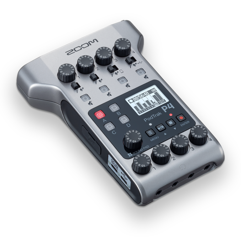 Zoom Podtrak P4 recorder pour poadcast