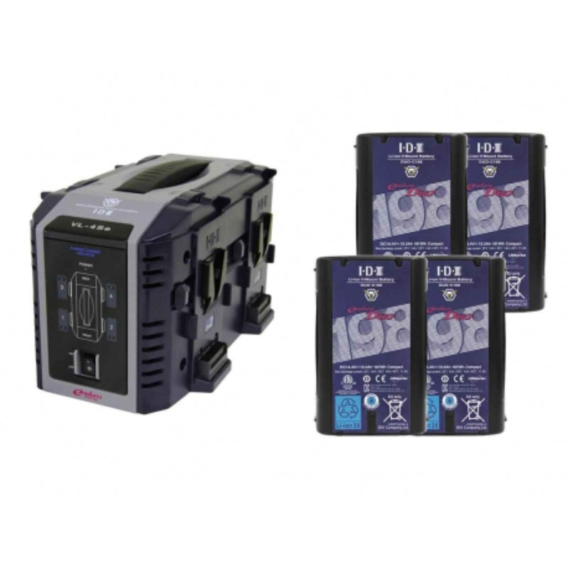 Kit de 4 x ENDURA DUO-C198 , 1 x VL-4Se