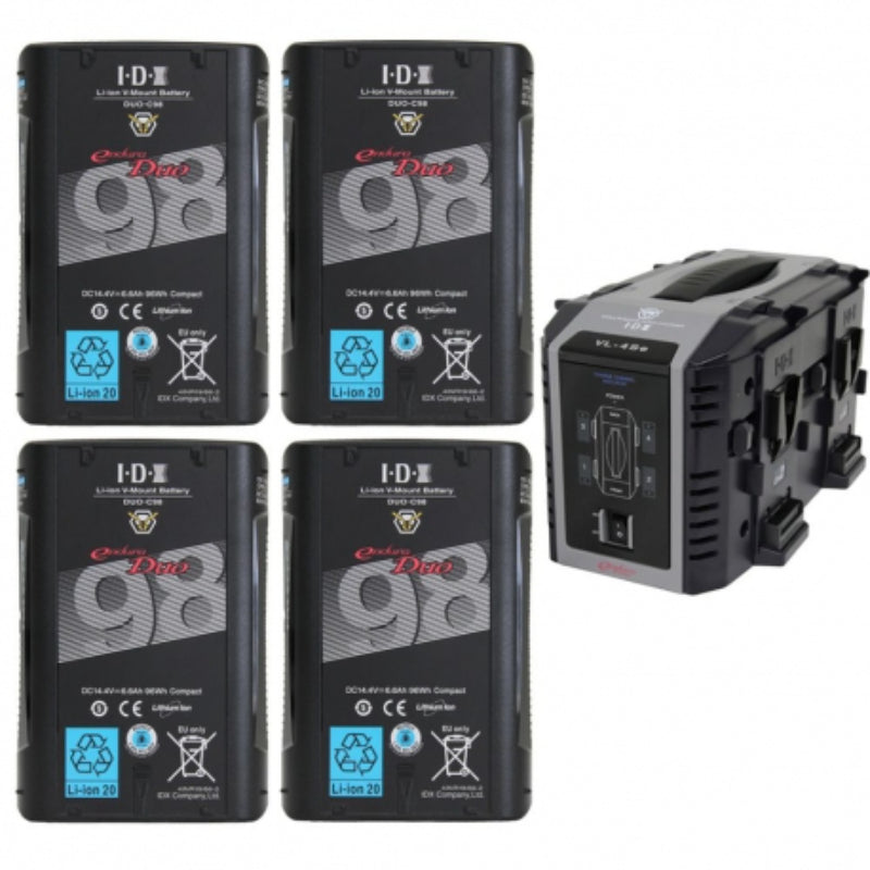 Kit de 4 x ENDURA DUO-C98 , 1 x VL-4Se