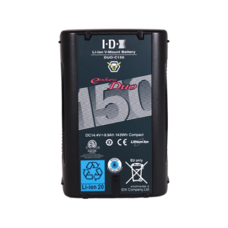Batterie Li-Ion V-mount 14.4V 143Wh avec 2 sorties D Tap +1 sortie USB