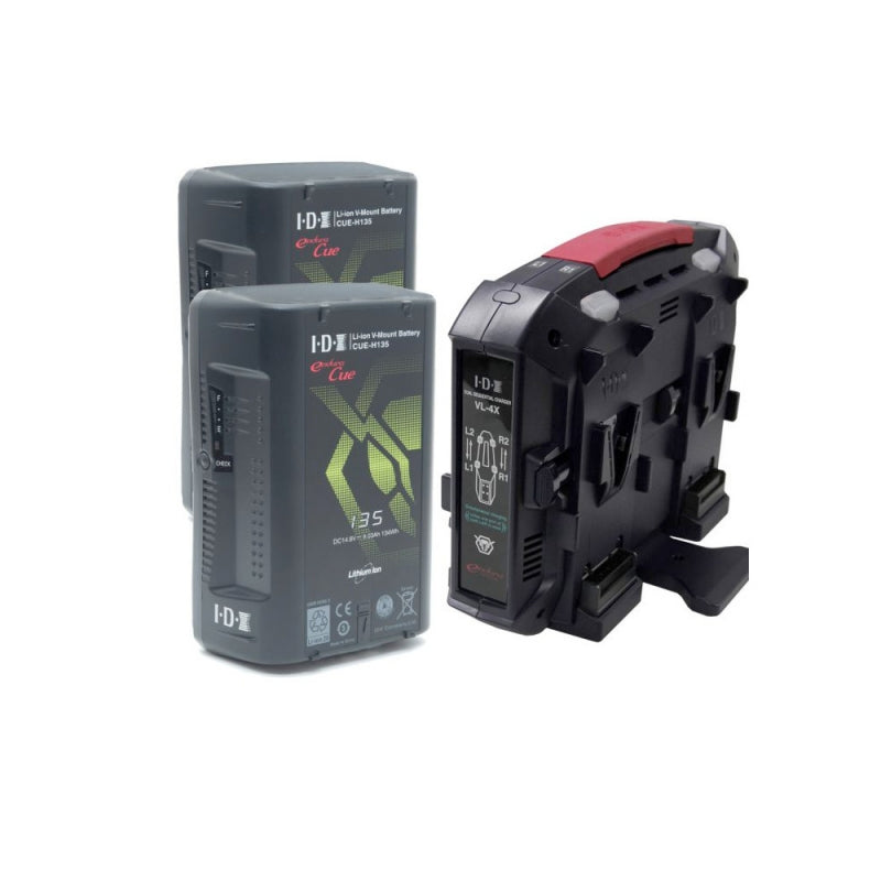 IDX EC-H135/4X2 Kit 2 batteries + chargeur 4 canaux EC-H135/4X2