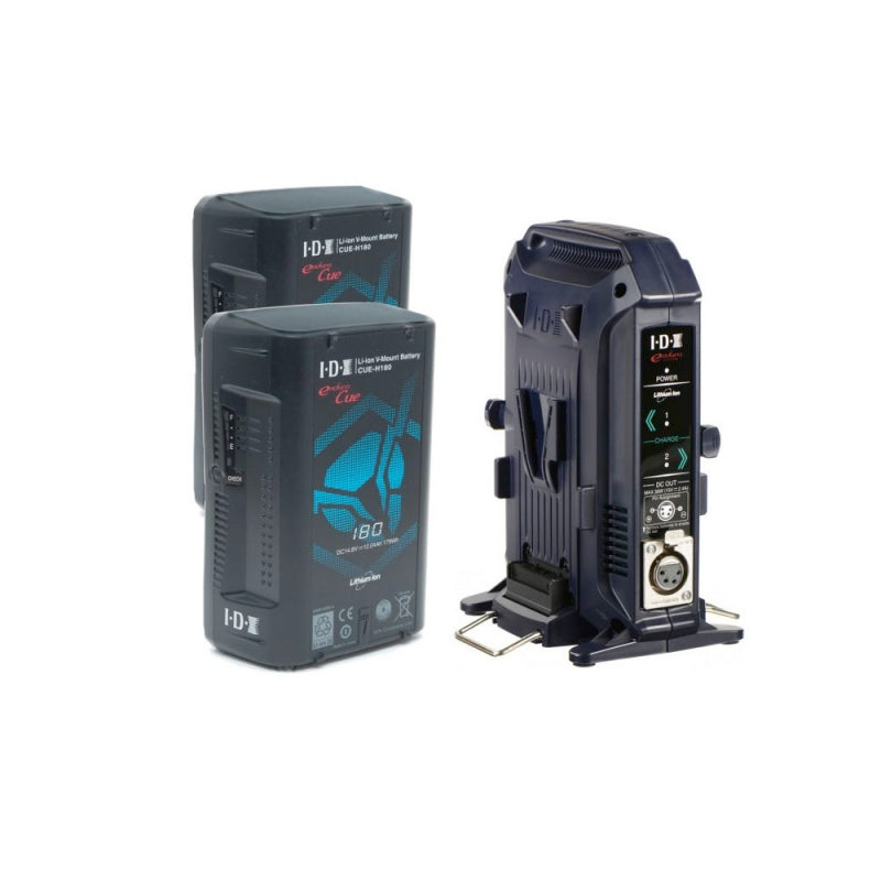 IDX EC-H180/2X Kit 2 batteries + chargeur 2 canaux