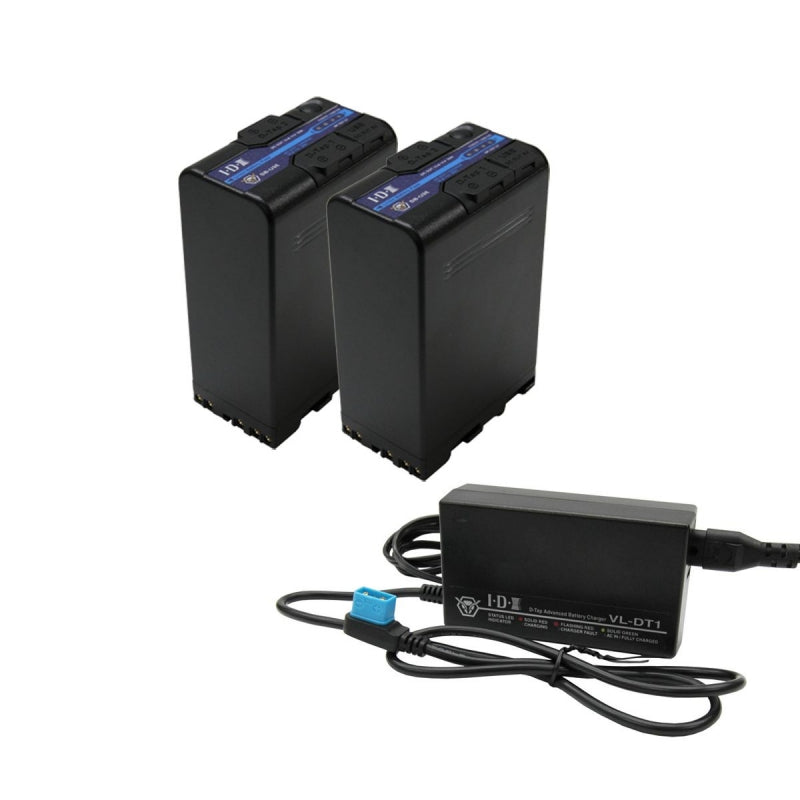 IDX SB2/DT Kit de 2 x batteries SB-U98 + chargeur D-Tap VL-DT1