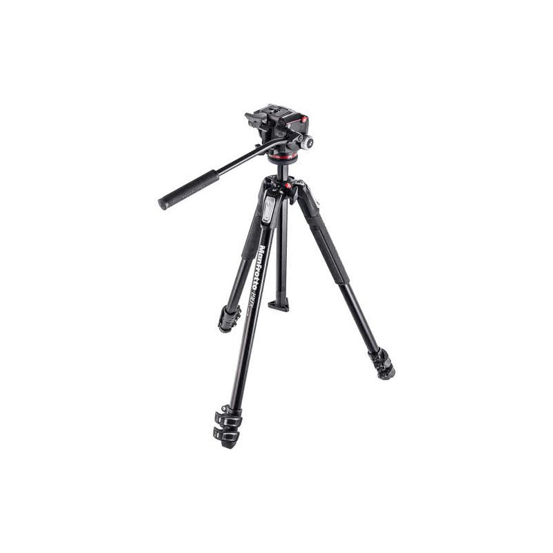 Manfrotto 190X Series 3 Sections Aluminium Tripod with MHX PRO2W Fluid Head