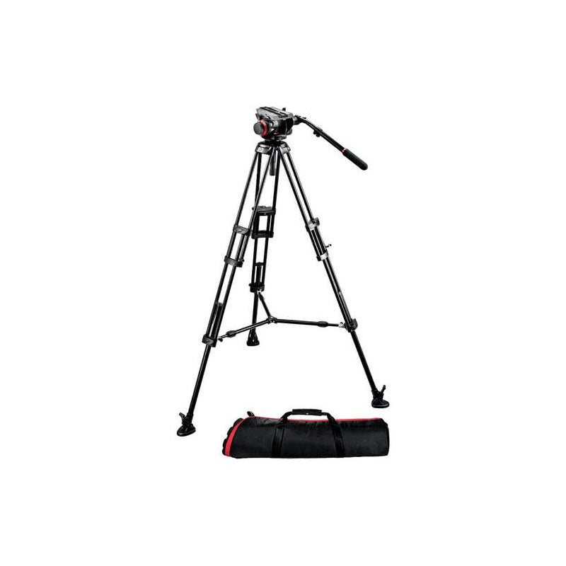 Manfrotto Tripod Kit Video 2 Stage Alu 546B Tripod w 504HD