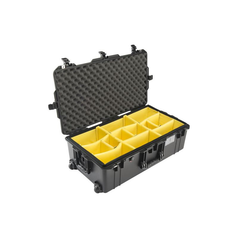 Pelican Case 1615 Air Black Wheeled With Padded Dividers