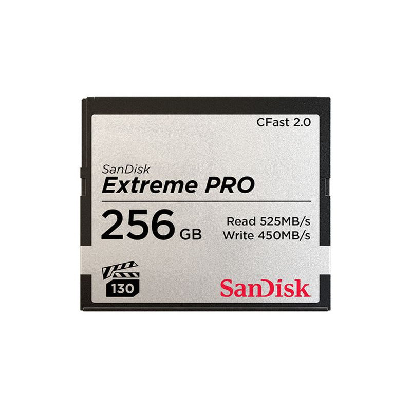 SanDisk CFast 2.0 Extreme Pro 256GB Stockage Vidéo 4K et 6K