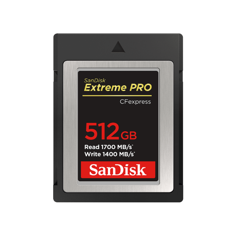 SanDisk CFexpress Extreme Pro 512GB Carte Ultra Rapide pour Vidéo Pro