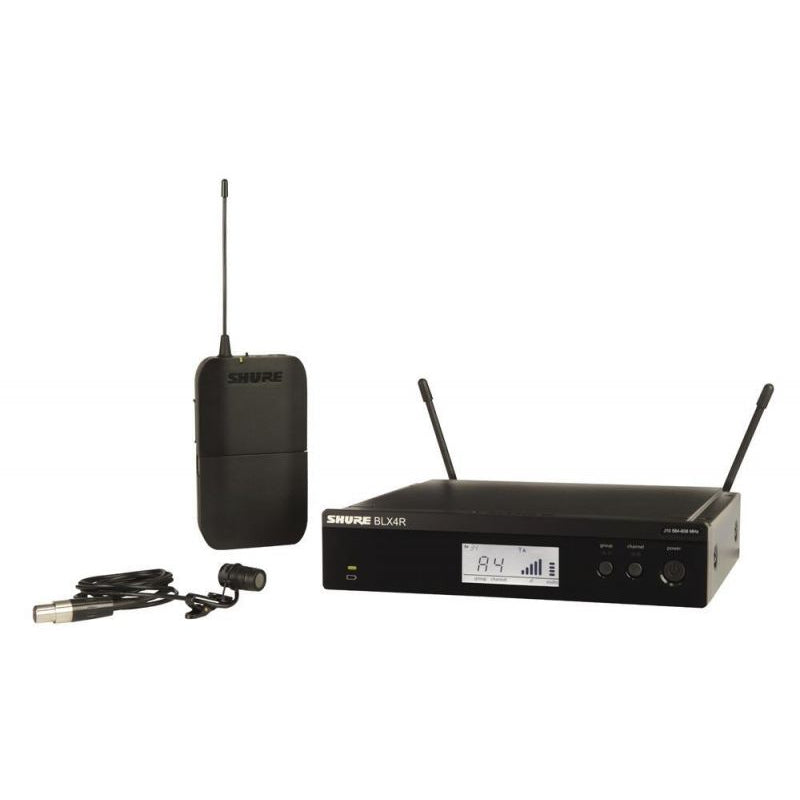 Shure BLX14R/W85 Wireless 1/2R Cardioid Lavalier System (M17: 662-686MHz)