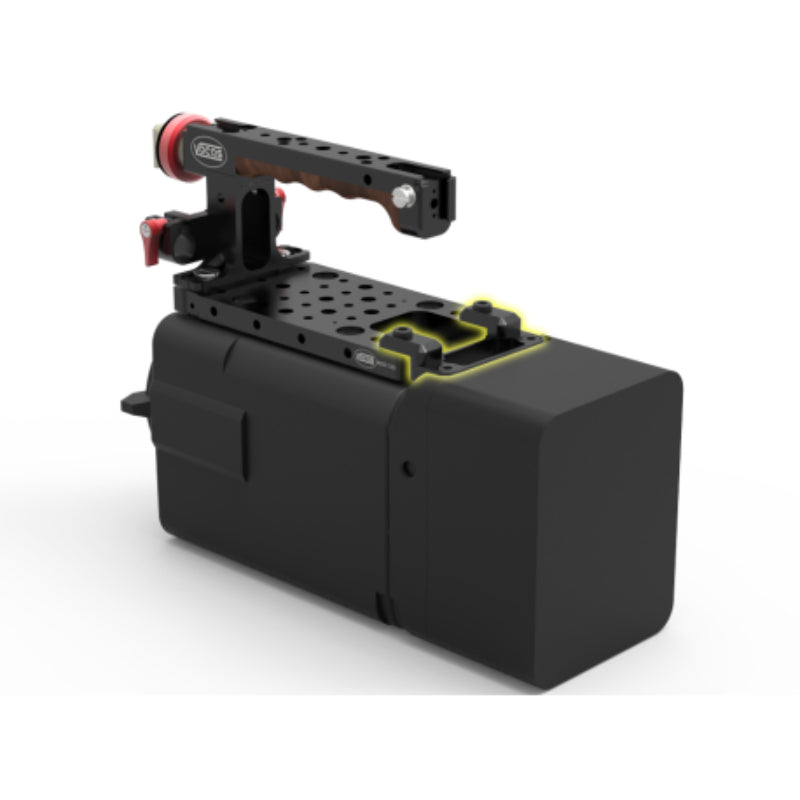 Support bridge for cheese plate Sony PMW-F5/55 using AXS-R7 recorder