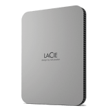 LaCie Mobile Drive moon silver USB-C