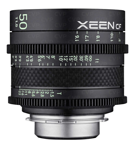 XEEN CF 50mm T1.5 - échelle en METRE pour monture SONY E