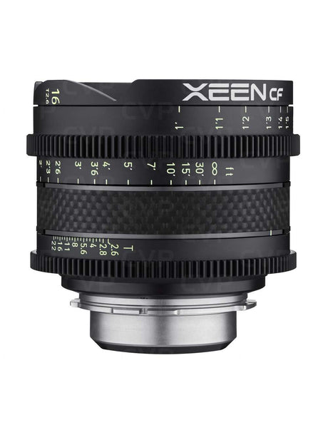 XEEN CF 16mm T2.6 - échelle en METRE pour monture SONY