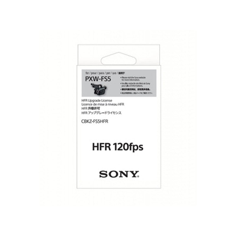 SONY - CBKZ-FS5HFR Logiciel de mise à jour PXW-FS5