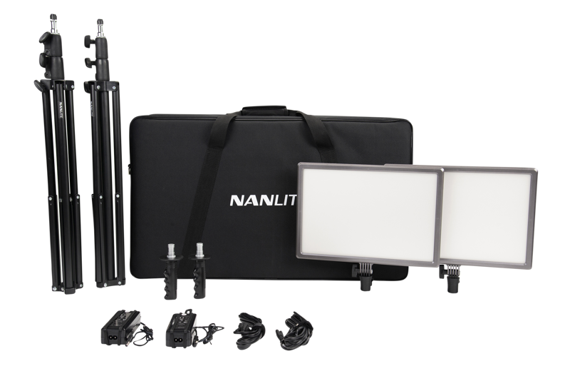 NANLITE - LUMIPAD 25 2KIT WITH POWER ADAPTER
