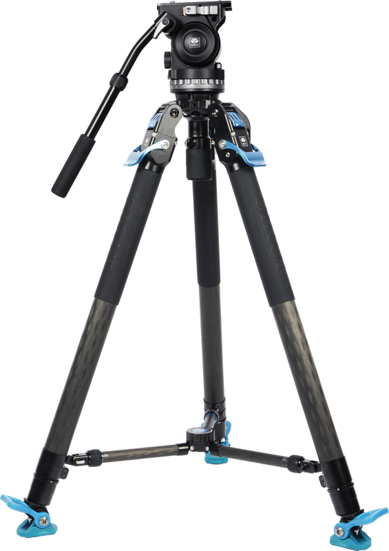 SIRUI - Kit trépied vidéo pro réglage rapide hauteur tête fluide 10 kg