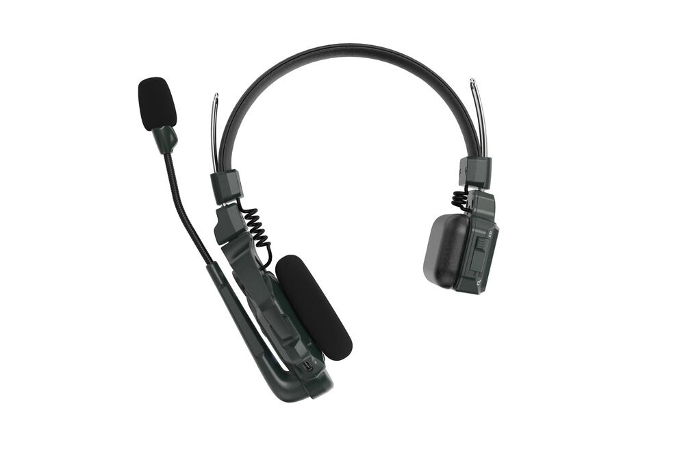 Hollyland - Casque sans fil à oreillette unique Solidcom C1 (avec 2 piles)