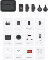 HOLLYLAND - Kit microphone lavalier sans fil LARK M2S