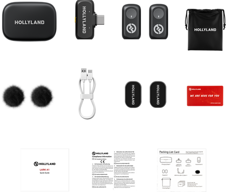 HOLLYLAND - Microphone sans fil LARK A1
