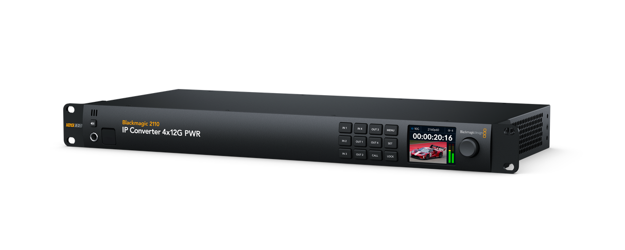Blackmagic 2110 IP Converter 4x12G PWR