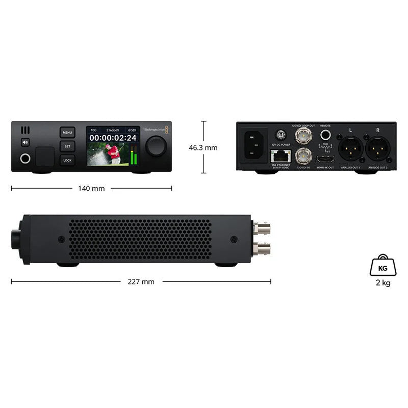 BLACKMAGIC DESIGN - 2110 IP SDI to HDMI 12G Convertisseur