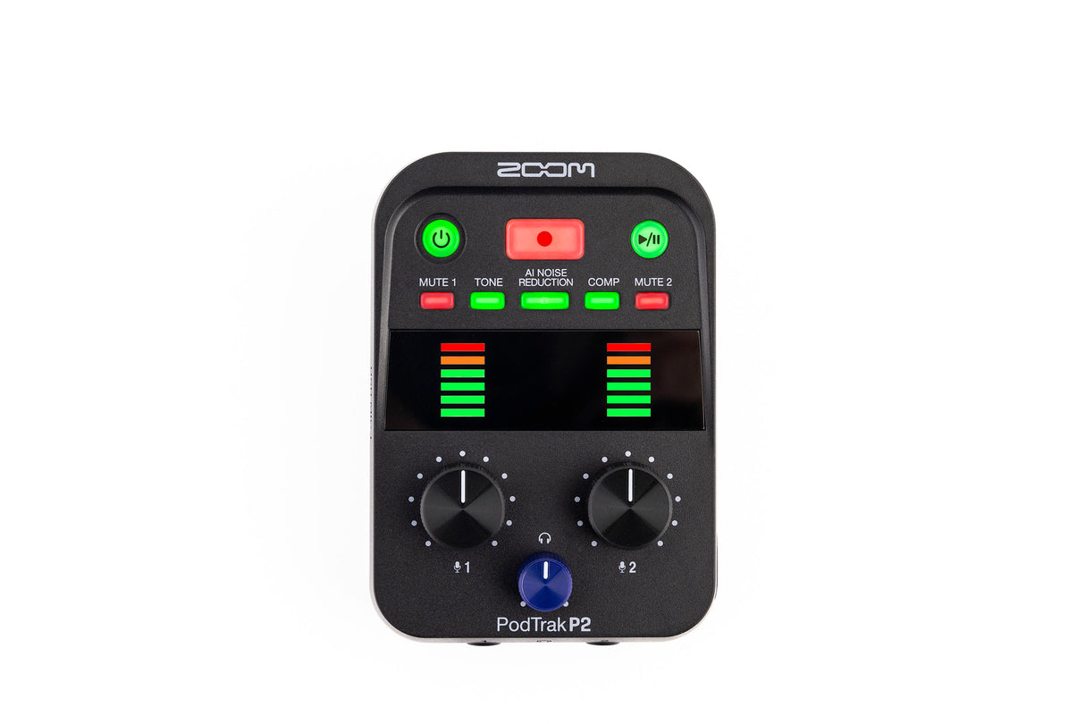 🎙️ Zoom PodTrak P2 – Enregistreur numérique 4 pistes compact