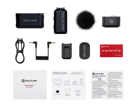 HOLLYLAND - Microphone sans fil LARK MAX 2