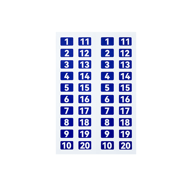 HOLLYLAND - Stickers numerotés pour Solidcom