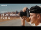 Sony FE 24-50mm F2.8 G – Zoom Polyvalent Ultra-Lumineux Série G