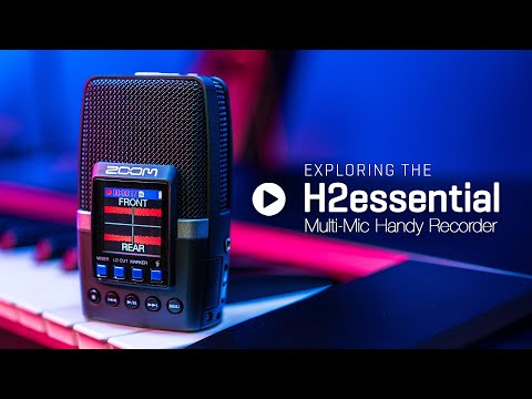 🎙️ Zoom H2essential - Son stéréo immersif dans un format compact