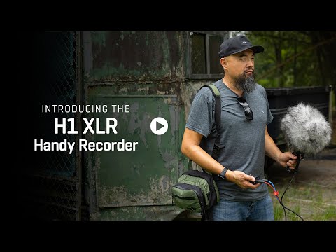🎙️ Zoom H1 XLR – Enregistreur numérique 2 pistes compact