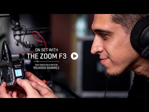 🎙️ Zoom F3 – Enregistreur audio compact 32 bits float
