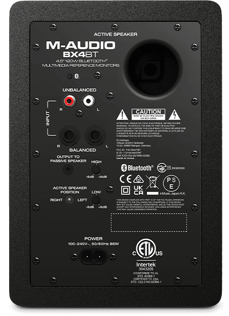 M-AUDIO - RMD BX4D4-BT Bluetooth - Enceintes actives 2 voies 4,5" 120W (paire)