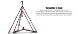 Ifootage Trépied Gazelle TC6S Carbone 635-1650mm, 8kg de charge admissible