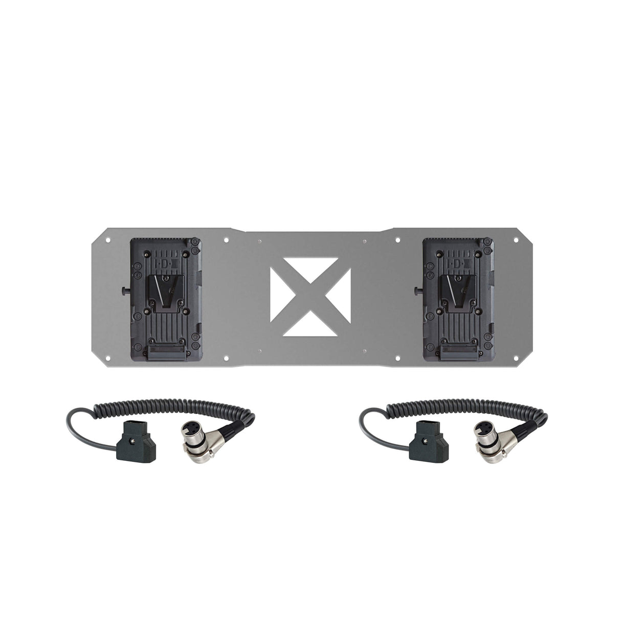 2 plaques de batterie V-Mount et 2 câbles Atomos Sumo Référence 2VMAB