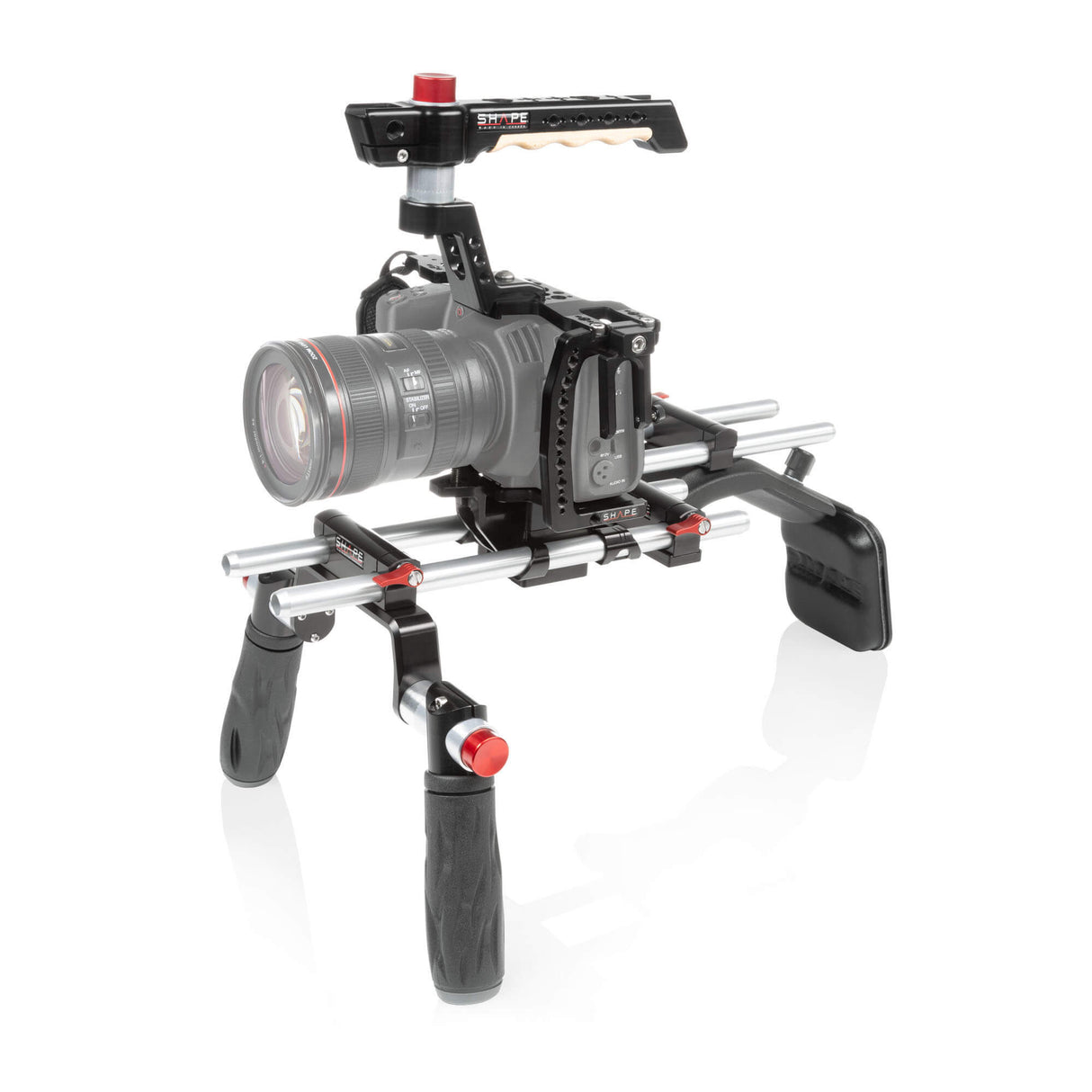 Épaulière offset pour Blackmagic Pocket Cinema Camera 4K/6K (BMPCC4K) Référence BM4KSMOF
