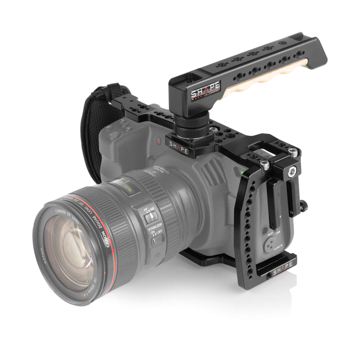 Cage pour Blackmagic Pocket Cinema Camera 4K (BMPCC4K) avec poignée supérieure