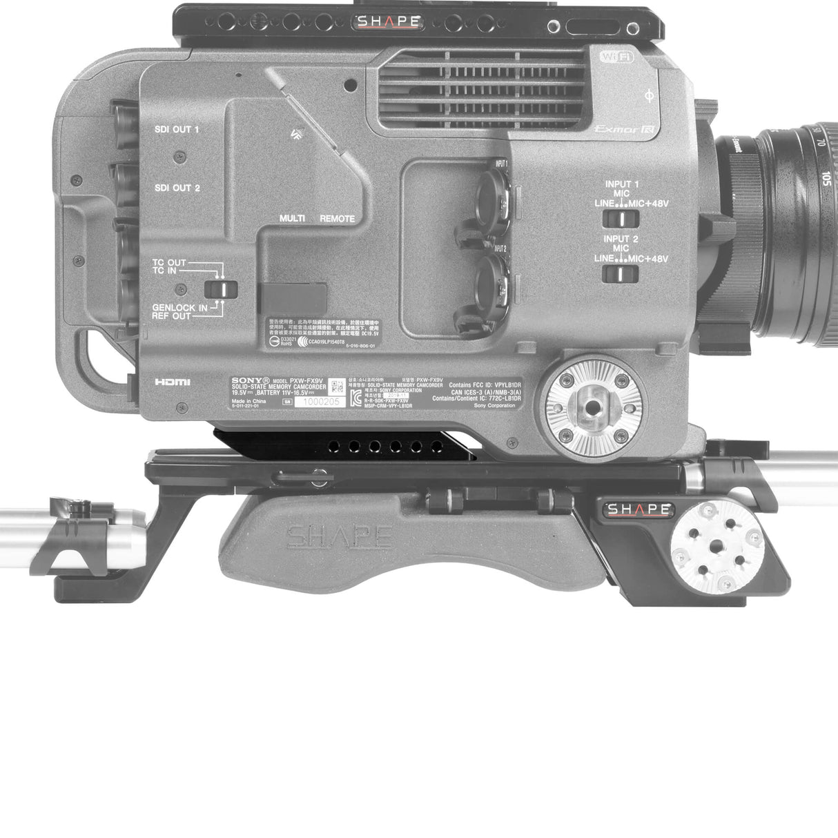 Plaque arrière pour Sony FX9
