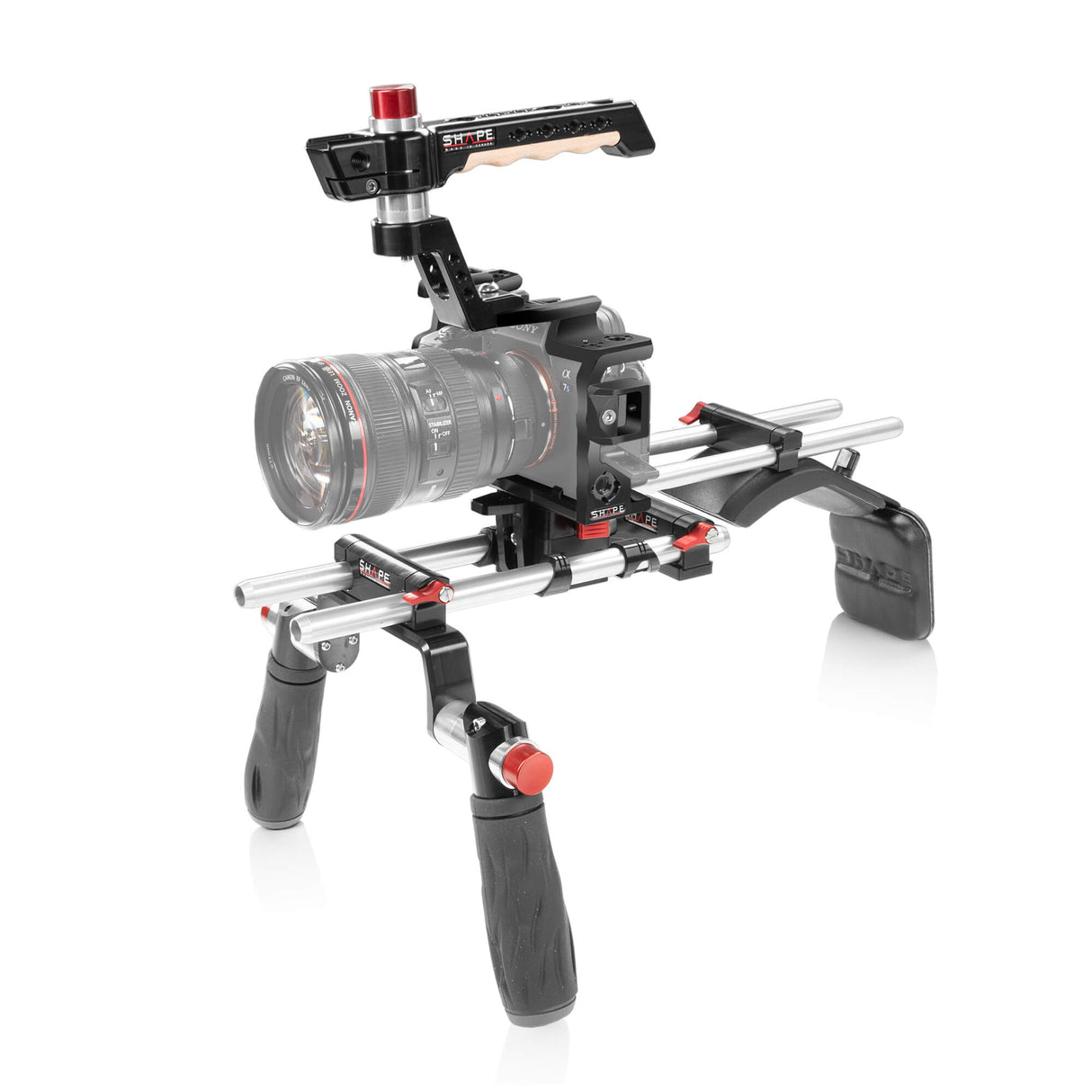Épaulière décalée pour SONY A7S3, A7 IV  REF A7S3OF
