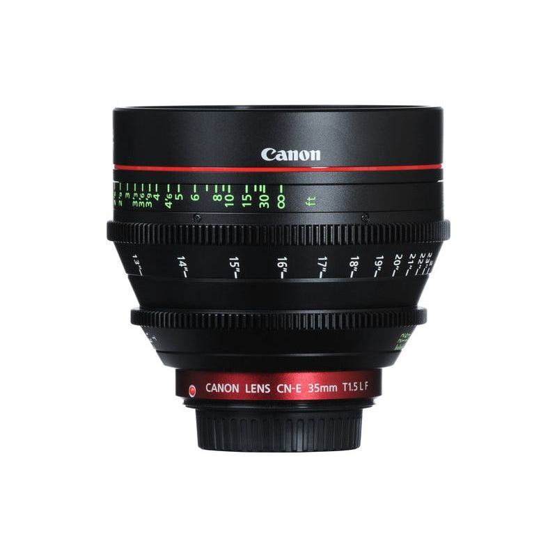 Canon CN-E 35mm T1.5 L F Cinema Prime Optique (EF Mount) Métrique