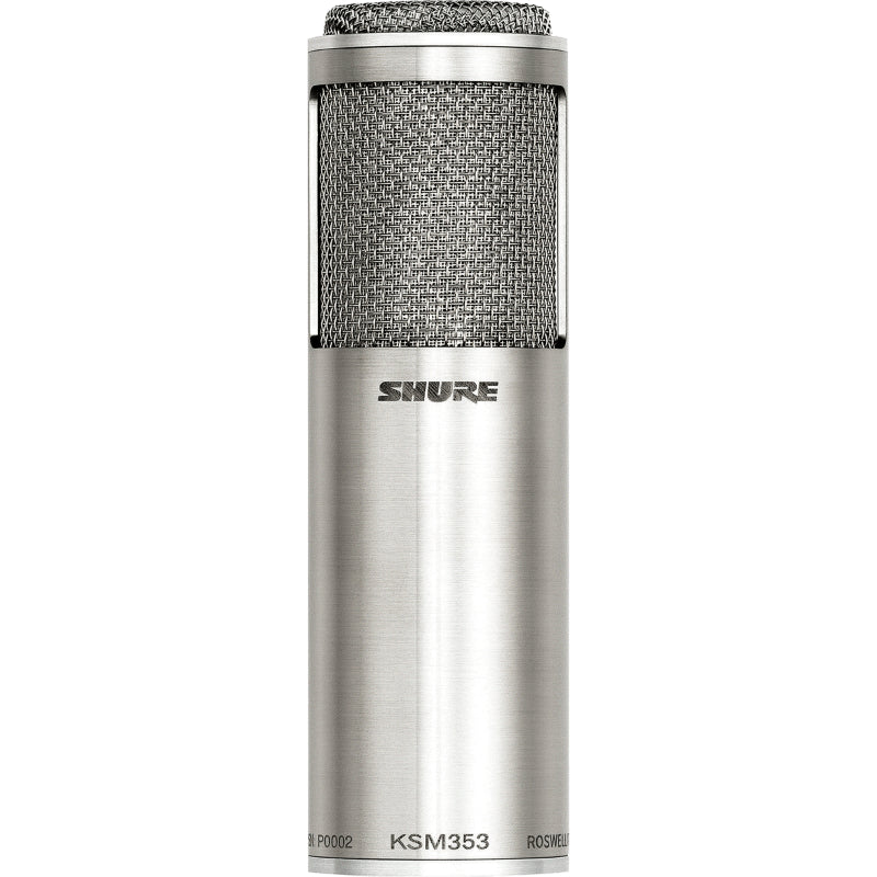 SHURE  SSP KSM353-ED Micro à ruban dynamique bidirectionnel Idéal voix off