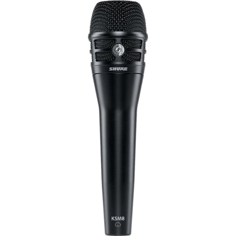 SHURE SSP KSM8-B Micro Voix Dualdyne Cardioïde Noir pour reportages