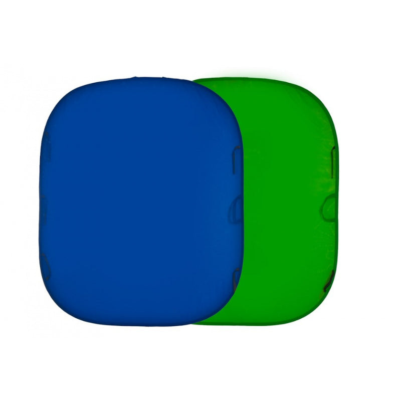 Manfrotto Fond Réversible Pliable Chromakey 1.5 x 1.8m Bleu/Vert
