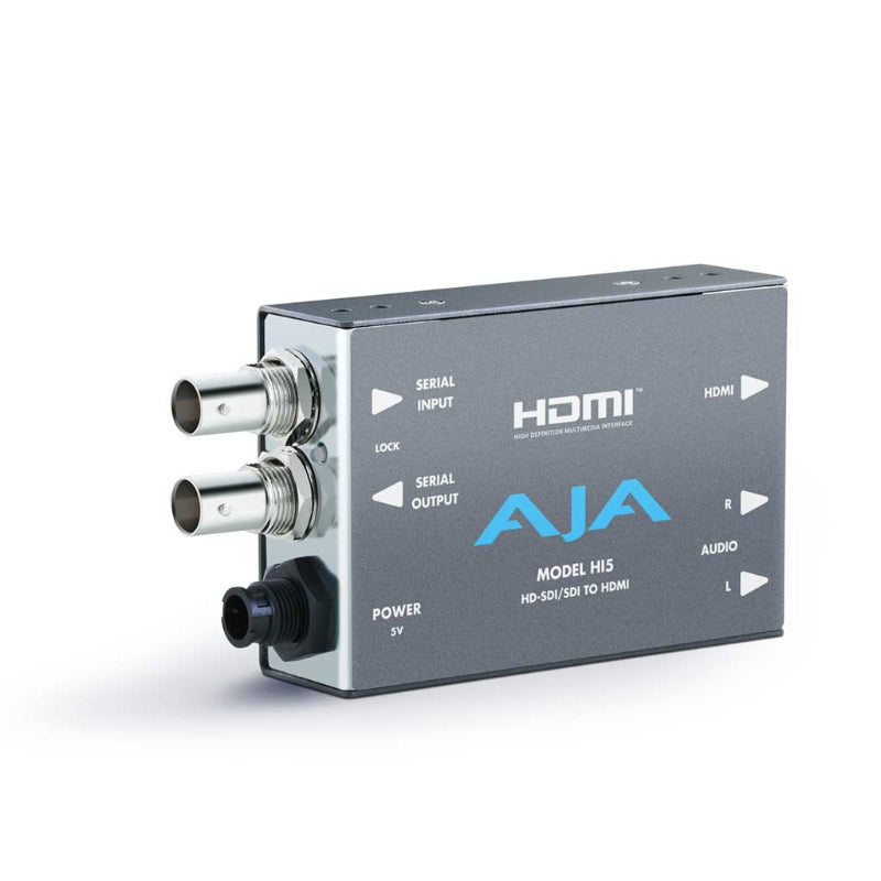 AJA Hi5 Convertisseur audio/vidéo HD-SDI/SDI vers HDMI