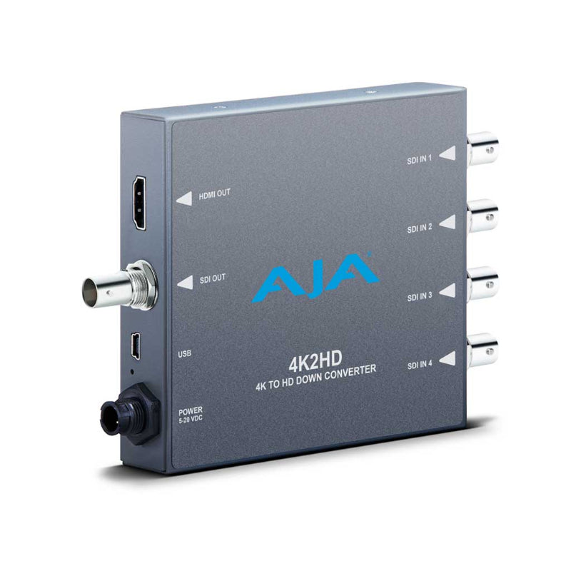 AJA 4K2HD Down-converter 4K/UHD vers HD-SDI et HDMI