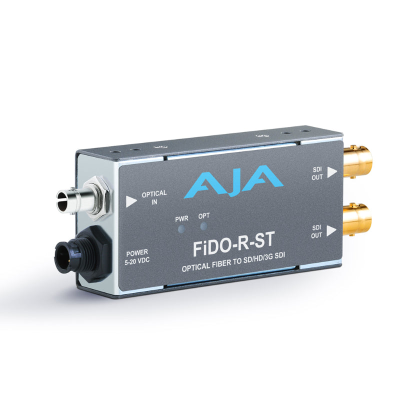 AJA FiDO-R-ST Convertisseur simple canal ST Fibre vers 2x SDI