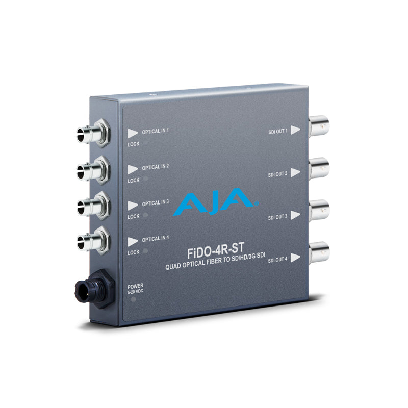 AJA FiDO-4R-ST 4-canaux en Fibre Optique vers 3G-SDI